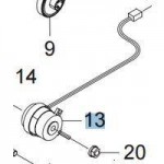 305H294010 Муфта электромагнитная узла подачи оригиналов автоподатчика KYOCERA 305H294010/305H280550