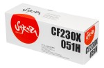 SACF230X/051H Картридж SAKURA CF230X/051H для HP и Canon, черный, 4000 к.