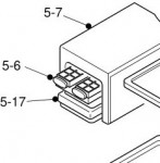 UYOK-A087CBFH (5-17) лоток для льда SJ-48H/51H/55H