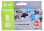 CS-CLI481XXLC Картридж струйный Cactus голубой (12мл) для Canon Pixma TR7540/TR8540/TS6140/TS8140