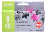 CS-CLI481XXLM Картридж струйный Cactus пурпурный (12мл) для Canon Pixma TR7540/TR8540/TS6140/TS8140